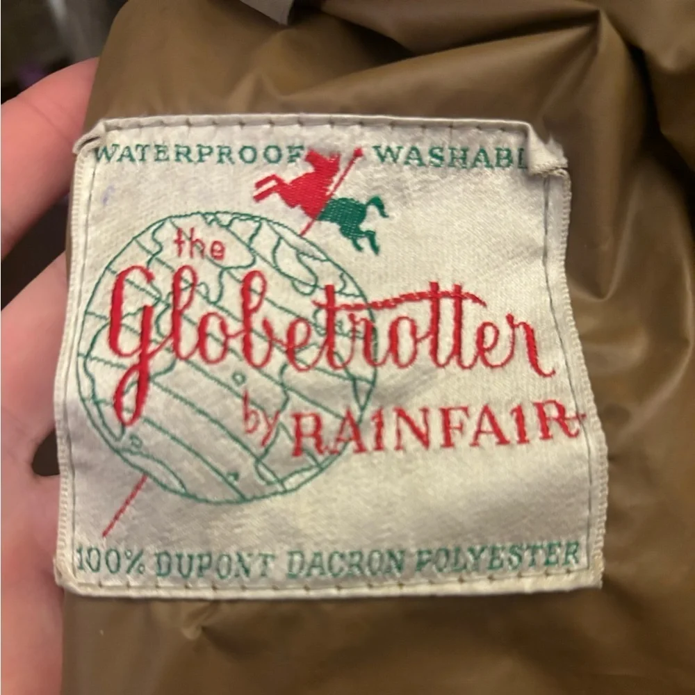 Vtg Globetrotter by Rainfair -40